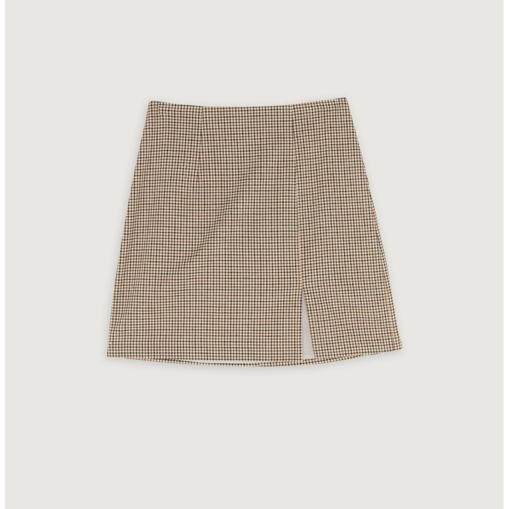 Oak and Fort Plaid Mini Skirt